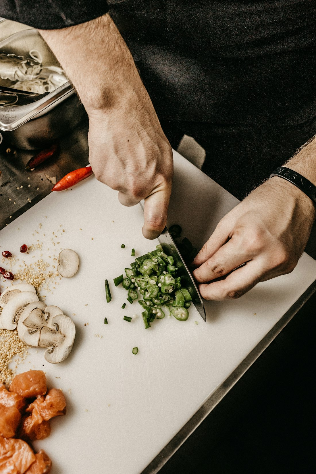 Découpe et mise en place